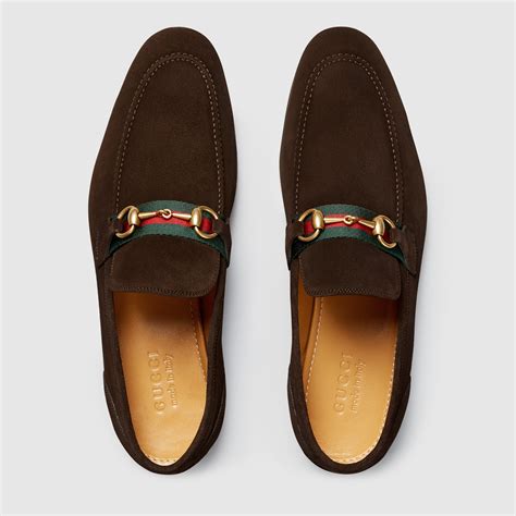 mens gucci horsebit loafers|gucci suede horsebit loafer.